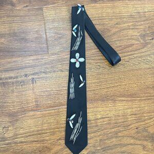 Vintage Tony Alamo of Nashville one of a kind hand beaded satin tie